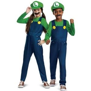 NWT. DISGUISE Super Mario Kids Luigi Costume